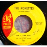 RONETTES / OH. I Love you  EP Phil spector P Philles Doo Wop Ultimate POPS