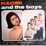 NAOMI & THE BOYS / 6 Track EP Psych Garage Malaysia Freakbeat  7inch 45s