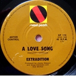 EXTRADITION / A LOVE SONG  EP シングル　オーストラリア  アシッドフォーク　超希少盤　自主制作ORIGINAL　ポコラ