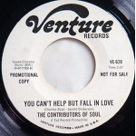 THE CONTRIBUTORS OF SOUL / YOU CAN'T HELP BUT FALL IN LOVE EP Soul Funk　PROMO ORIG 7INCH